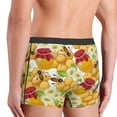 thumbnail image 5 of Disketp Bees Honeycomb Jars Of Honey Flowers Men'S Boxer Briefs,Soft And Breathable Cotton Underwear With Comfortflex Waistband, 5 of 9