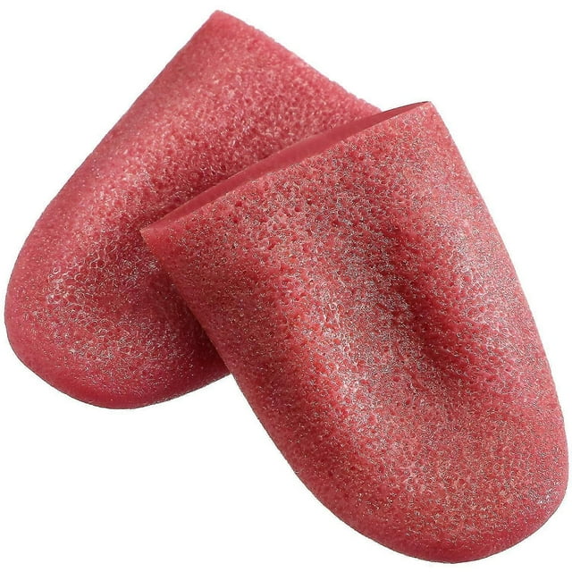 2 piezas de lenguas falsas realistas elásticas, trucos de lengua falsa, accesorio de lengua artificial, lengua realista horrible, Halloween asqueroso