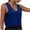 Blue, variant on Women's Sleeveless Workout Top Gym Activewear Crop Tank Top Open Side Shirt for Athletic Exercise Running Gray XXL(XXL)