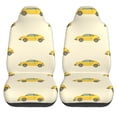 thumbnail image 2 of LNWH Car Seat Covers, Taxi Print Pattern Car Interior Seat Covers - Universal Fit Most Cars, SUV, Trucks, 2pcs Car Seat Protectors, 2 of 8