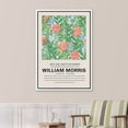 thumbnail image 3 of PixonSign Framed Canvas Print Wall Art William Morris Rose Flower Garden Nature Wilderness Illustrations Fine Art Rustic Scenic Relax/Calm Colorful for Living Room, Bedroom, Office - 24"x36" White, 3 of 5