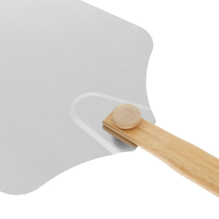 Pizza Paddle Aluminum Metal Pizza Peel, Easy to Use, Kitchen Baking Tools  with Detachable Wooden Handle Pizza Tray for Pasta, Length138cm