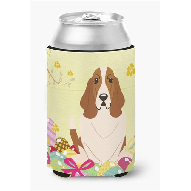 Carolines Treasures BB6021CC Easter Eggs Basset Hound Can or Bottle Hugger