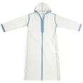 thumbnail image 2 of RXIRUCGD Robe Musulmane pour Hommes Robe Arabe Mi-Longue Style Long Manches Longues Col Poche Longue Chemise Mode Décontractée, Bleu Ciel, Taille : L, 2 of 8