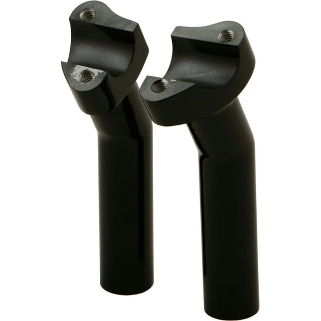 HardDrive Forged Pullback Handlebar Risers, 5-1/2in. Rise - Black