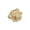 Gold-color, variant on Fashionable Snowflake Rings with Double Zircon Layer Copper Construction Lightweight Comfortable Finger Accessory