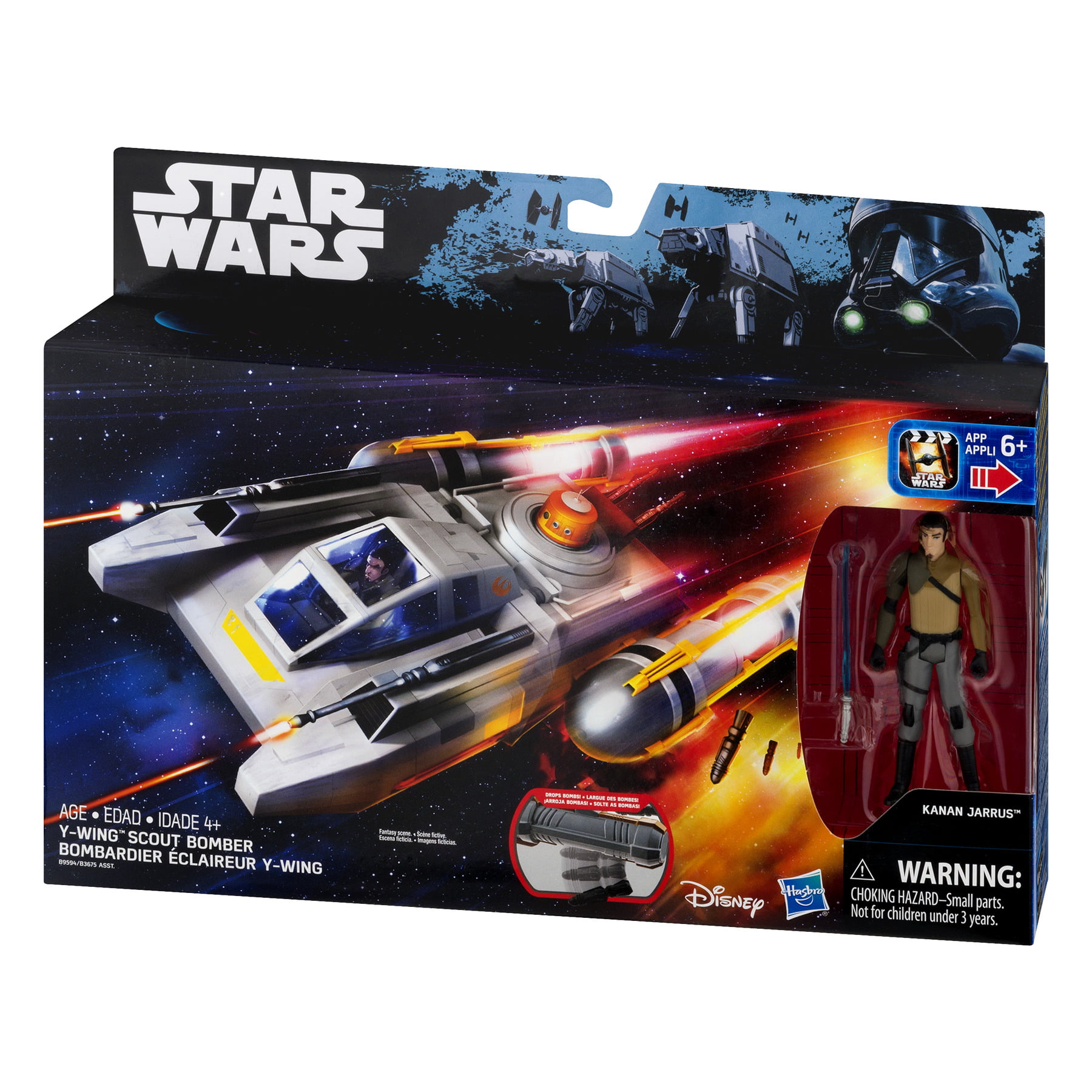 Star Wars Rebels 3.75-inch Vehicle Y-Wing Scout Bomber 