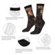 thumbnail image 4 of Fotbe Steampunk Cowboy Cat Calcetas Largas con Estampado para Hombre y Mujer – Calcetas de Compresión Transpirables y Elásticas, Viajar y Uso Diario Talla 5-11, 4 of 6