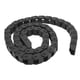 thumbnail image 1 of Cadena de arrastre portacables, cadena de arrastre de cables resistente al desgaste de plástico negro con conectores finales para CNC, 1 of 8