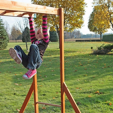 Big Backyard Sandy Cove Wooden Swing Set Walmart Com