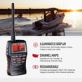 thumbnail image 4 of Radio marina Cobra MR HH150 FLT, 3 W, VHF, flotante, impermeable, 4 of 7