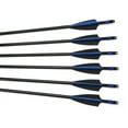 thumbnail image 5 of AME 30'' Fiberglass Arrows Archery Spine 500 3" Rubber Feathers  Hunting Pack of 24, 5 of 11