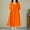 Orange, variant on Spring Dresses for Women 2026 Soft and Comfortable Solid Color Wedding Guest Dress Short Sleeve V Neck Formal Pleated Stretchy Loose Fit Summer Dresses for Women