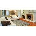 thumbnail image 2 of Okara Contemporary Transitional Rug, Gray/Lemon, 2ft - 2in x 4ft Accent Rug, 2 of 3