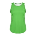 thumbnail image 6 of XIAONU Ruffle Racerback Tank Top for Women Sleeveless Athletic Workout Active Top, 6 of 7
