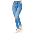 thumbnail image 1 of Jeans Super Skinny Tiro Alto Stretch Mujer Juvenil Azul Bleach gris 11 Incógnita 110082, 1 of 5