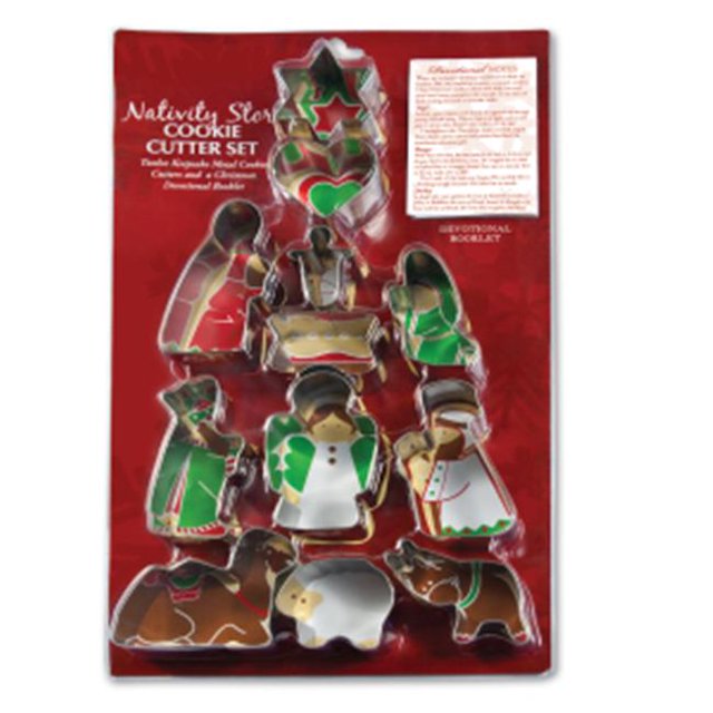 Lighthouse Christian Products 188017 Cookie Cutter Set-Nativity-Flat- No. 77323