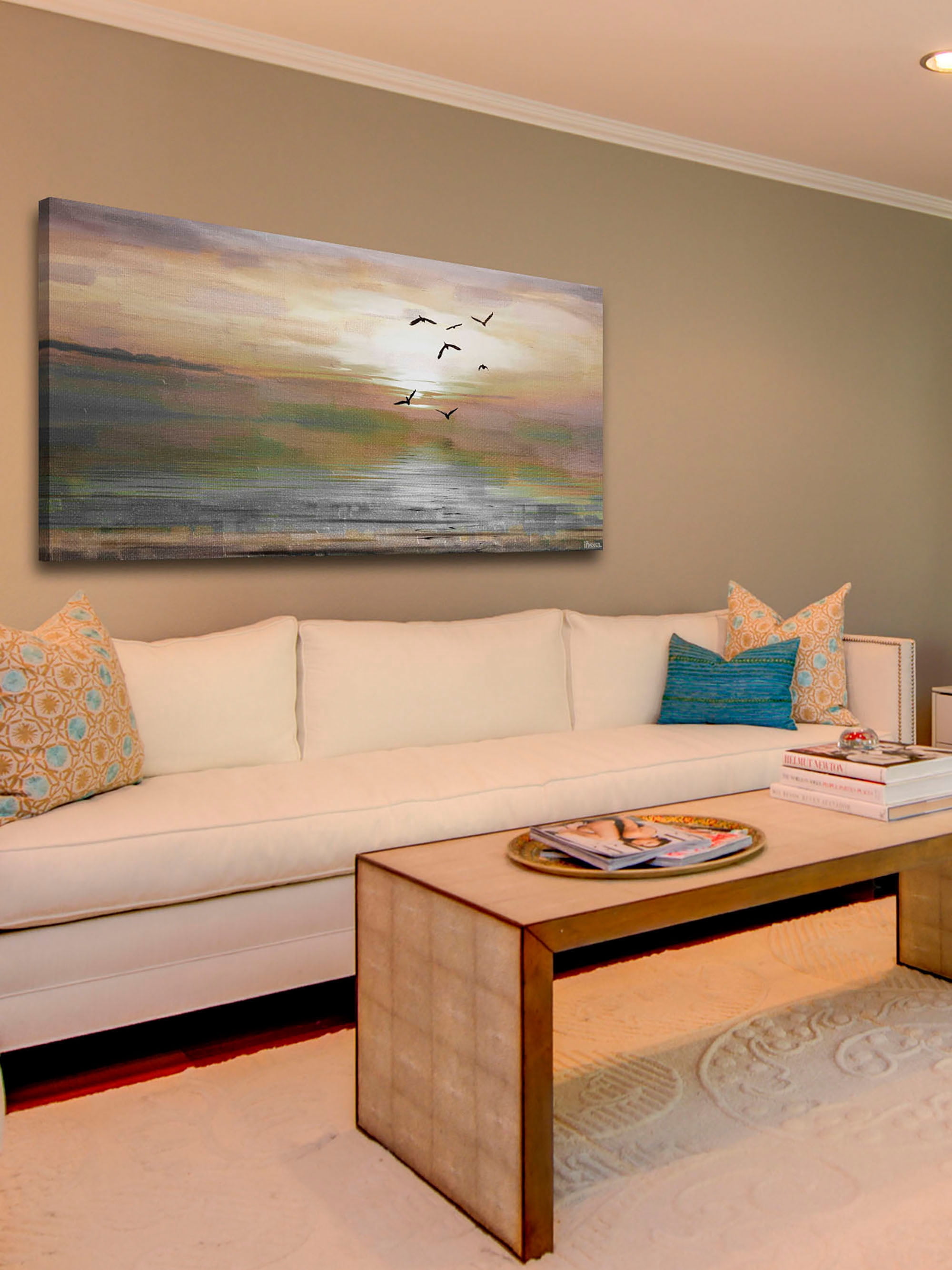 Parvez Taj Printed Birds Canvas Art Print, 22.5" x 45"