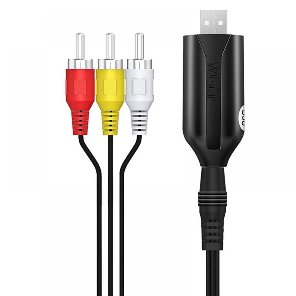 Câble USB Vers 3RCA USB Vers 3 RCA Rgb VidéO AV Composite Adaptateur Convertisseur  Câble Cordon
