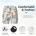 thumbnail image 5 of Daiia Lilies Flowers Mens Swim Trunks Swim Shorts Quick Dry Swim Shorts with Mesh Lining Pockets-Small, 5 of 9