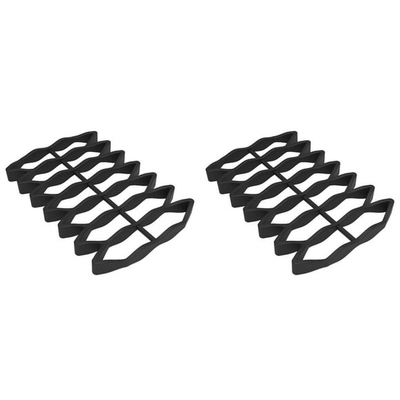 2 Pcs Grille de Cuisson pour Dinde au Four – Grille de Rôtissage en Silicone / Grille de Cuisson / Grille de Rôtissage / Grille de Cuisine pour Cuisson et Rôtissage / Accessoire de Rôtissoire Antiadhésif Déco Maison