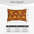 thumbnail image 4 of Honeii Vintage maple leaf autumn Pattern Decorative Throw Pillow Case - Elevate Your Couch, Sofa, or Bed with Stylish Home Decor-14"x20", 4 of 6
