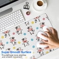 thumbnail image 4 of Long Mouse Pads for Desk,White Cow Colorful Pattern Desk Mats on Top Of Desks, Desk Mouse Pad Extra Large with 3mm Non-Slip Base and Stitched Edge for Gaming,Office,Work,Home 31.5"x11.8", 4 of 6