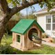 thumbnail image 4 of Bird House Frame Wooden Bird Nests Courtyard Hanging Mini Bird Nests Outdoor Bird House Bird Feeder Forest Garden Decoration, 4 of 6