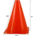 thumbnail image 2 of 7 Inch Plastic Traffic Cones Sport Training Cone Sets-Indoor/Outdoor and Festive Events Multi Color Agility Skate Soccer Marker Cones Sports Equipment (24 Pack), 2 of 10