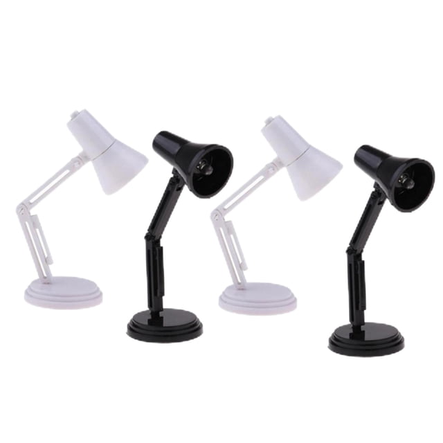 Lámpara LED de Escritorio para de 12 ", 4 Uds., 1:6, Decorativa para Casa de