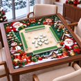 thumbnail image 4 of Christmas Mahjong Mat With Bag, 31.5"X31.5", Anti Slip Noise Reducing Mahjong Mat With Bag For Mahjong, Poker, Board Games; Mahjong Accessories For Christmas Nights, Parties, And Family Gatherings, 4 of 5