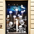 thumbnail image 4 of 4pcs, Halloween Window Clings Decals For Window Glass Decorations, Halloween Window Stickers Skeleton Window Clings Halloween Windows Decorations For Party Decorations, 4 of 5