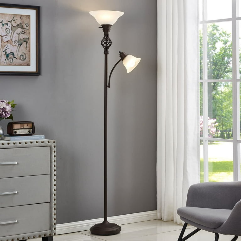 Torchiere With Reading Light