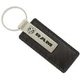 thumbnail image 2 of AutoGold Dodge Ram Gun Metal CF Carbon Fiber Leather Key Chain Ring Tag Fob Lanyard Metal KC1559.RAM, 2 of 3