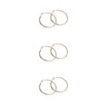 thumbnail image 3 of Minnieouse 1 par de pendientes de niña, pendientes de aro grande para mujer, regalo portátil para Amiga, círculo liso, decoración para mujer, 10cm con Type1 NO1 Minnieouse CBP219617, 3 of 6