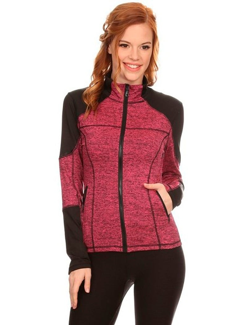 Active zip up jacket women's clearance