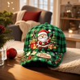 thumbnail image 5 of Basysin Merry Christmas Printed Baseball Cap Adjustable Curved Soft Lightweight Hat Breathable Casual Sun Hat Holiday Headwear for Men Women Winter Christmas Party Hat, 5 of 5