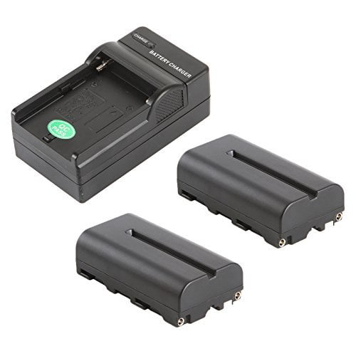 Batería VILTROX NP-F550 recargable USB-C x2 de 2200 mAh con cargador