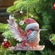thumbnail image 5 of Fiudx Llavero de Cristal de Diamante, Colgante de Acrílico Brillante, Diseño Único de Gorro de Papá Noel, Brillante Decoración Navideña, Ideal para El Hogar o El Coche, Duradero y de Alta Calidad, In, 5 of 6