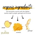 thumbnail image 3 of Pukka Three Ginger Organic Herbal Tea, Turmeric, Caffeine-Free, Tea Bags 20 Count Box, 3 of 9