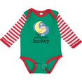 thumbnail image 3 of Inktastic Dreaming About Hockey Boys or Girls Long Sleeve Baby Bodysuit, 3 of 5