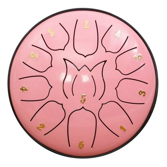 Pink 10-Inch 11-Tone Outdoor Rain Drum, Garden Rain Drum, Rain Chakra Drum, Ethereal Drum, Hand Drum,1 x Ethereal Drum,Pink