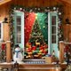 thumbnail image 1 of Herunwer Elastic Christmas Front Door Cover, Holiday Door Banner for Photography Background, Xmas Party Photo Booth and Home Decor, 1 of 6