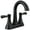 Matte Black, variant on Delta 25897Lf Esato 1.2 GPM Two Handle Centerset Bathroom Faucet - Chrome