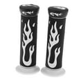 thumbnail image 4 of Universal 7/8'' Motorcycle Scooter Handlebar Hand Grips Rubber Rubber Grip Motorcycle Handlebars White, 4 of 9