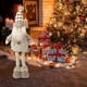 thumbnail image 5 of Adornos navideños, regalos de Navidad, muñeco de nieve gris elástico de Papá Noel, muñeco de nieve, reno de peluche, juguete de punto, regalo de Navidad, juguete de peluche, 5 of 5