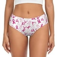 thumbnail image 1 of Bingfone Breast Cancer Awareness4 for Women's Underwear Full Coverage Seamless Panties Soft Stretch Boxer Briefs-Small, 1 of 6