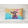 thumbnail image 2 of Hippie Animal Cow Throw Pillow 12 in x 16 in, 2 of 4