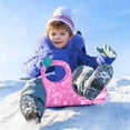 thumbnail image 3 of Popo Ride-On Bob, Sledge with Handle, Adults and Children Slider Sledge Snow Slider Bob Snow Racer for Tobogganing & Sledging 51x36cm, 3 of 4