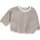 thumbnail image 4 of Camiseta de manga larga a rayas de otoño para bebés y niños recién nacidos, ropa térmica para niños pequeños, 4 of 5